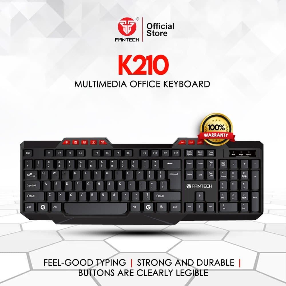 FANTECH K210 Multimedia Office Keyboard