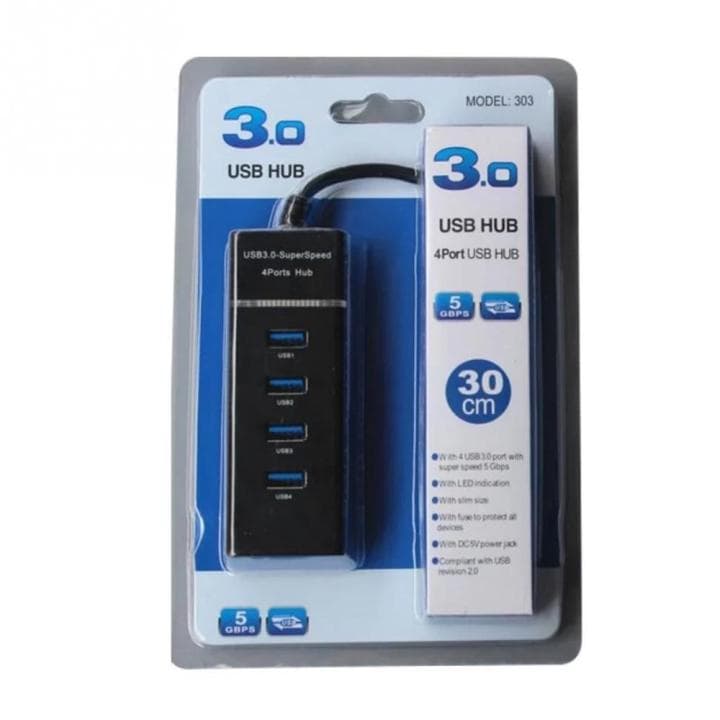 USB 3.0 4 PORT HUB 30CM