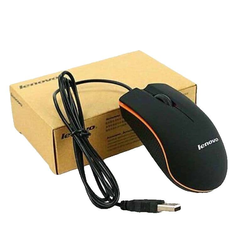Lenovo M20 Mini USB Optical Mouse Computer Mouse Lenovo Mouse Lenovo M20 Mouse Optical Mouse USB Wired For ALL PC, Mac, Android,